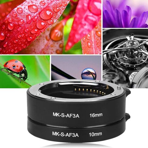 KIMISS MkSAF3A Lens Extension Tube Macro Photographing for Automatic Focus ABS Aluminum Alloy Copper Camera Extension Tubes Set in Saudi Arabia