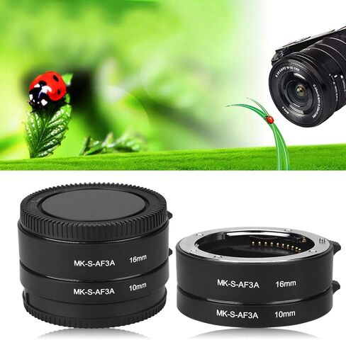 KIMISS MkSAF3A Lens Extension Tube Macro Photographing for Automatic Focus ABS Aluminum Alloy Copper Camera Extension Tubes Set in Saudi Arabia