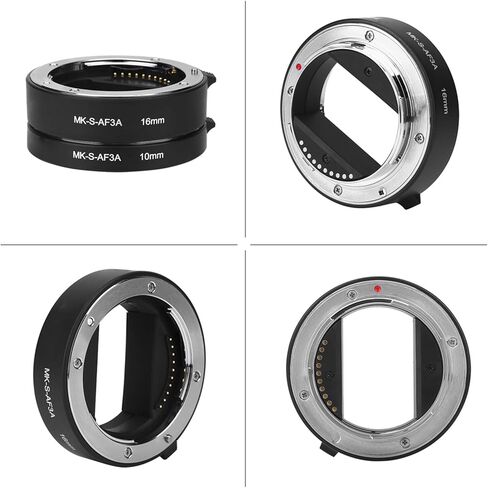 KIMISS MkSAF3A Lens Extension Tube Macro Photographing for Automatic Focus ABS Aluminum Alloy Copper Camera Extension Tubes Set in Saudi Arabia