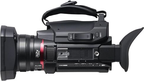 كاميرا فيديو باناسونيك HC-X1600 UHD 4K HDMI مع تكبير 24x + قطعتين ذاكرة 64 جيجابايت + بطارية إضافية + مرشحات + ميكروفون فيديو Shotgun + المزيد (حزمة 27 قطعة) in Kuwait
