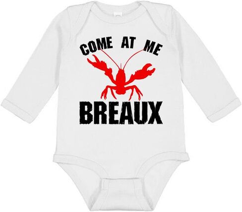 بدلة أطفال من TATY Kids Come at Me Breaux Crawfish Boil بأكمام طويلة للأطفال الرضع in Saudi Arabia