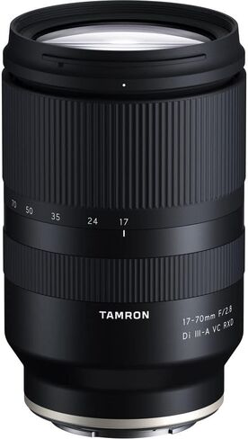 TAMRON 17-70mm F/2.8 Di III-A VC RXD Zoom Lens for Fujifilm APS-C Mirrorless System Cameras, Black (Renewed) in Saudi Arabia