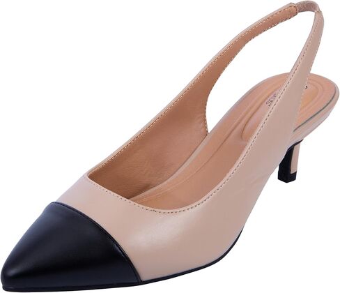 حذاء نسائي من Comfort Plus Kittie Captoe بكعب متوسط ​​من Payless in Kuwait
