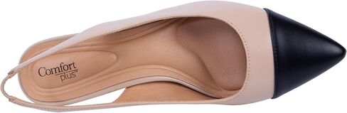 حذاء نسائي من Comfort Plus Kittie Captoe بكعب متوسط ​​من Payless in Kuwait
