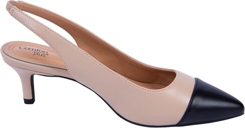 حذاء نسائي من Comfort Plus Kittie Captoe بكعب متوسط ​​من Payless in Kuwait