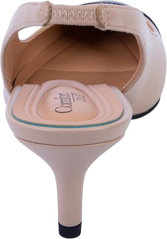 حذاء نسائي من Comfort Plus Kittie Captoe بكعب متوسط ​​من Payless in Kuwait