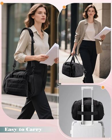 Quilted Breast Pump Bag Compatible with Spectra S1 and S2, Pumping Bag with Cooler Compartment and a Drying Mat, Black in Saudi Arabia