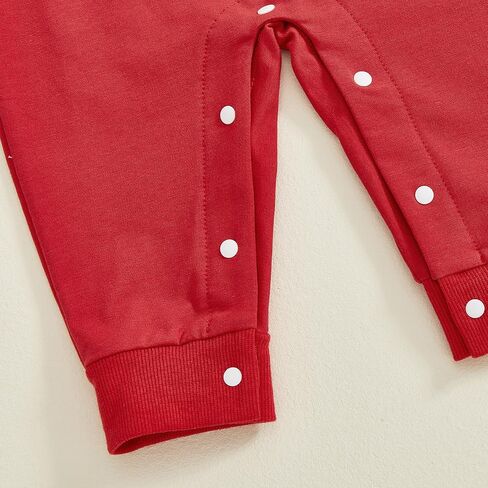 Bagilaanoe Infant Baby Boy Christmas Outfit One Piece Clothes Santa Claus Embroidery Long Sleeve Romper Jumpsuit in Saudi Arabia