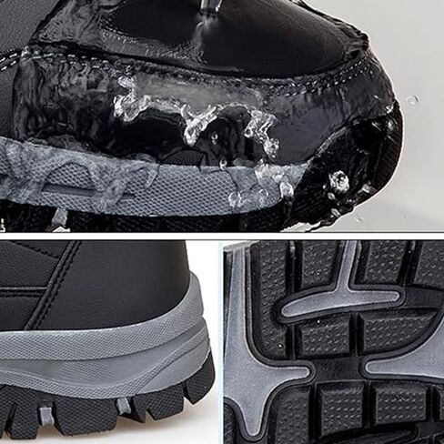 Boots, 2026 Arch Support Orthotic Boots, Fur Lining, Warm Ankle, Waterproof Non-slip Winter Outdoor Hiking Shoes in Saudi Arabia