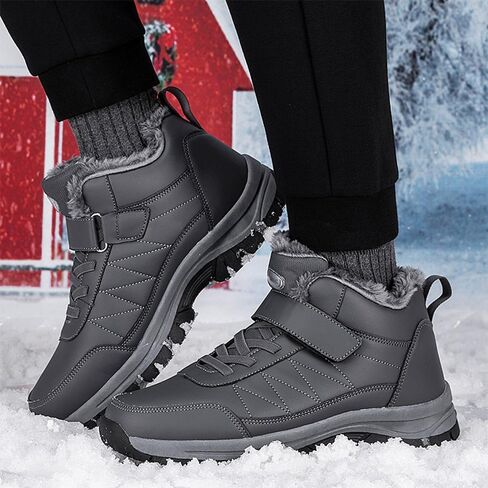 Boots, 2026 Arch Support Orthotic Boots, Fur Lining, Warm Ankle, Waterproof Non-slip Winter Outdoor Hiking Shoes in Saudi Arabia