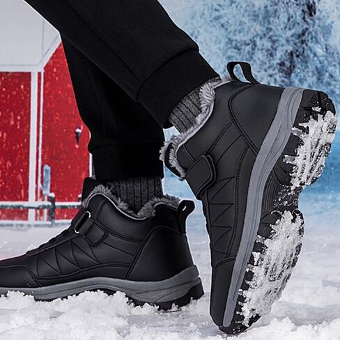 Boots, 2026 Arch Support Orthotic Boots, Fur Lining, Warm Ankle, Waterproof Non-slip Winter Outdoor Hiking Shoes in Saudi Arabia