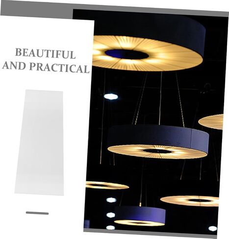 Gatuida Acrylic Lampshade Diffuser Panel Semi Transparent Pendant Light Barrier for Uniform Soft Illumination Ceiling Light Accessory in Saudi Arabia