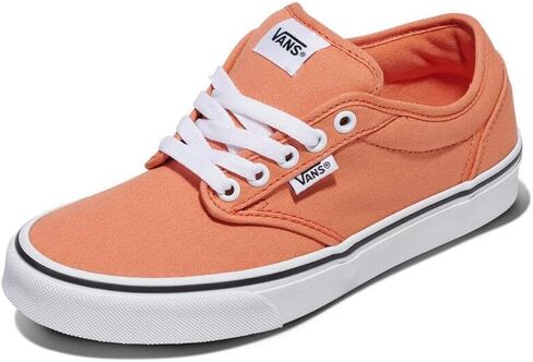 Vans Women's Atwood Shoe | Low-Top Fashion Sneakers for Work, Walking & Casual Everyday Wear, Canvas Coral Rust, 8.5 in Saudi Arabia