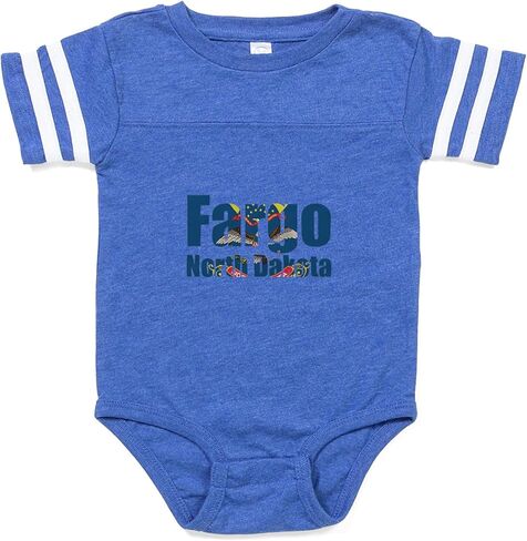 بدلة كرة قدم لطيفة للأطفال الرضع من CafePress Fargo North Dakota in Kuwait