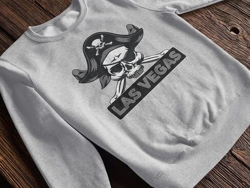 تيشيرتات Expression Tees Raider Skull Straight Outta Las Vegas بغطاء للرأس للأطفال الصغار وسروال قصير من الصوف للرضع، فائقة النعومة ورائعة in Kuwait