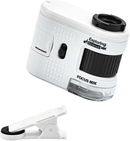 Portable Pocket Microscope Stereo Small Microscope LED Light Source for Kids School Home Educational in Saudi Arabia
