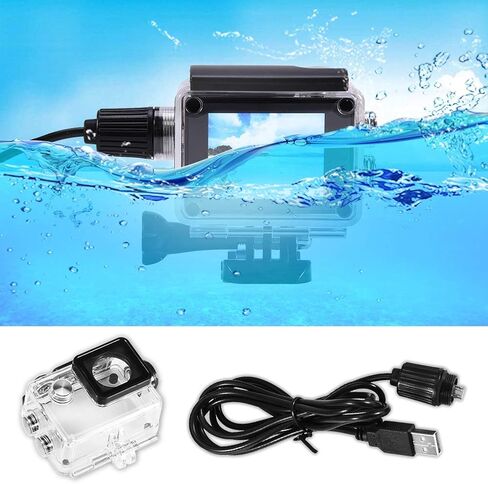 Waterproof Camera Housing Accessory Portable Underwater Camera Housing Wear Resistant USB Snorkel Cable Length 59.1 Inch Charging Cable for SJ4000/SJ7000 in Saudi Arabia