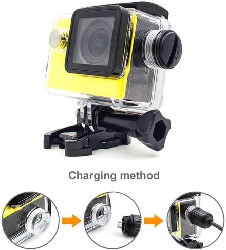 Waterproof Camera Housing Accessory Portable Underwater Camera Housing Wear Resistant USB Snorkel Cable Length 59.1 Inch Charging Cable for SJ4000/SJ7000 in Saudi Arabia