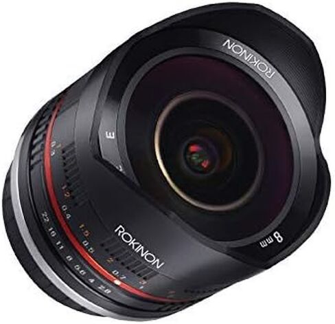 عدسة Rokinon 8 مم F2.8 UMC Fisheye II (أسود) ثابتة لكاميرات Sony E-Mount (NEX) (RK8MBK28-E) (متجددة) in Kuwait