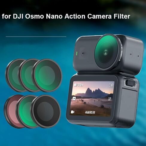زجاج بصري عالي الدقة CPL+ND+مرشح عدسة Pro-Mist أسود لكاميرا DJI Osmo Nano مستقطبة واقية ND8 ND16 ND32 ND64 ملحقات مرشح (أسود Pro-Mist) in Saudi Arabia