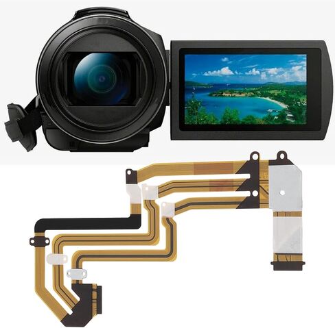 Create idea 2Pcs Flex Ribbon Cable Compatible with Sony FDR-AXP55 FDR-AX40 AX53 AX55 FP-2359 LCD in Saudi Arabia