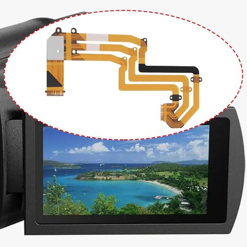 Create idea 2Pcs Flex Ribbon Cable Compatible with Sony FDR-AXP55 FDR-AX40 AX53 AX55 FP-2359 LCD in Saudi Arabia