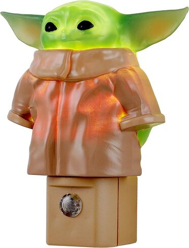 ستار وورز مفتاح حائط الطفل، يعمل بالبطارية، ضوء ليلي، لاسلكي، بيبي يودا، مندالوري، تشغيل/إيقاف، مفتاح إضاءة LED، مثالي لغرف النوم والحمامات وغرفة الأطفال وغرفة الألعاب والمزيد، 53291 in Kuwait