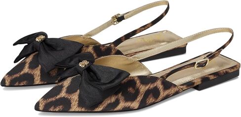 صندل نسائي من Lilly Pulitzer بتصميم Brit Leopard Bow Slingback in Kuwait