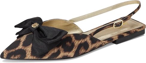 صندل نسائي من Lilly Pulitzer بتصميم Brit Leopard Bow Slingback in Kuwait