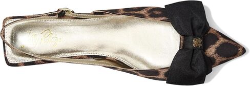 صندل نسائي من Lilly Pulitzer بتصميم Brit Leopard Bow Slingback in Kuwait
