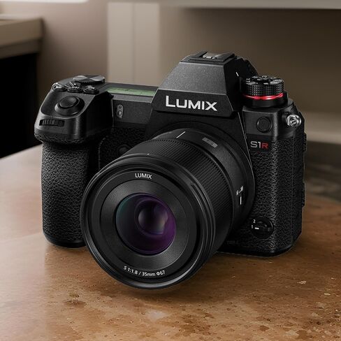 Panasonic LUMIX S Series Camera Lens, 35mm F1.8 L-Mount Interchangeable Lens for Mirrorless Full Frame Digital Cameras, S-S35 (Renewed) in Saudi Arabia