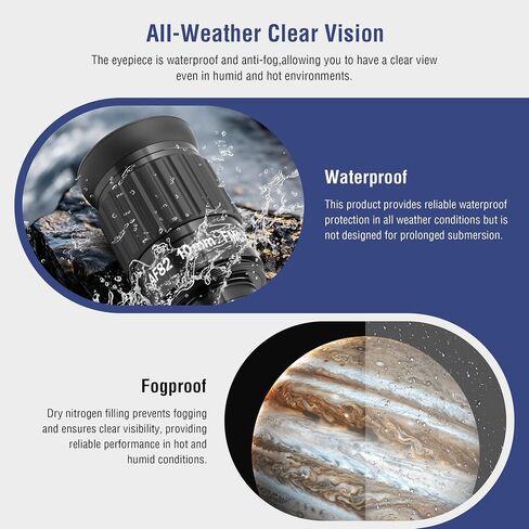 Astromania 1.25 Inch Ultra Wide Angle Eyepiece for Planetary and Deep Space 82 Degree 10mm UWA Eyepiece - Bundle with - 1.25" UHC (Ultra High Contrast) Filter in Saudi Arabia
