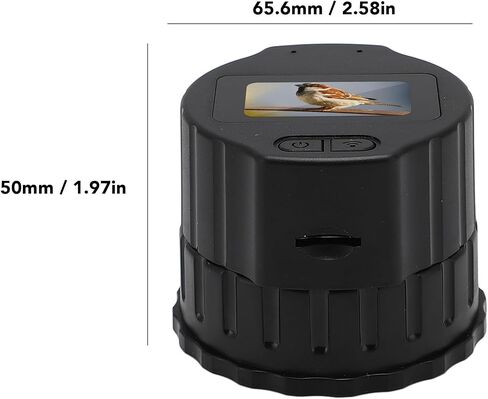 Keenso 1.5in Wireless Electronic Eyepiece 16MP 1080p HD Camera for Telescope, WiFi Connectivity, Portable Design, Compatible with 28mm to 50mm Telescopes in Saudi Arabia