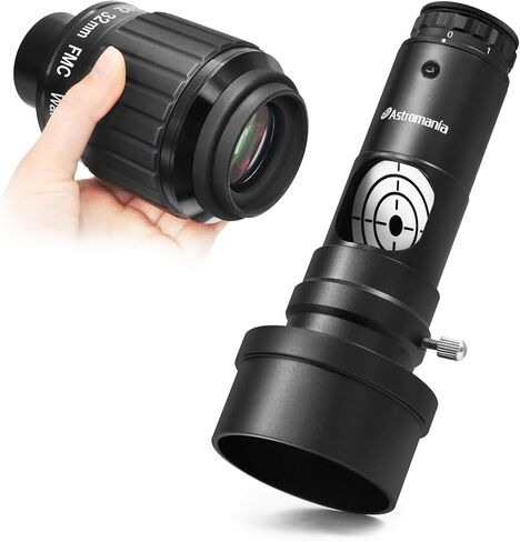 Astromania 2 Inches Ultra Wide Angle Eyepiece for Planetary and Deep Space, 82 Degree 32mm UWA Eyepiece - Bundle with - 1.25" Laser Collimator with 2" Adapter in Saudi Arabia