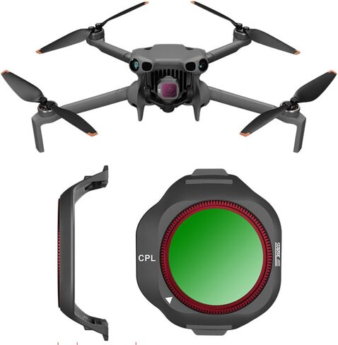 مجموعة مرشح/مرشح عدسة لـ DJI Mini 5 Pro، زجاج بصري عالي النفاذية للضوء، طلاء متعدد الطبقات مقاوم للماء ومقاوم للخدش والغبار (CPL) in Saudi Arabia