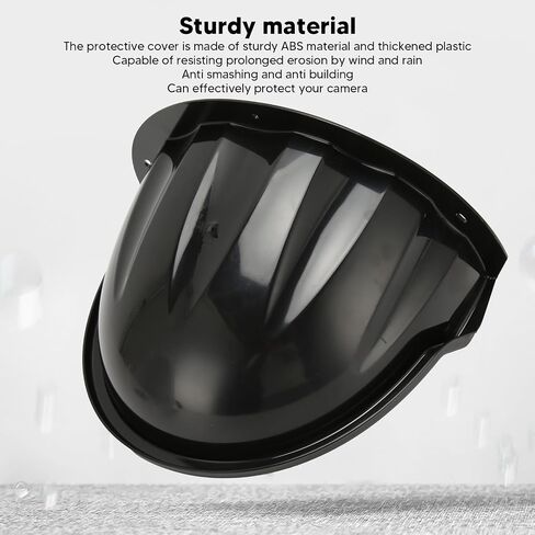 Universal Seccamera Coverurity ABS Plastic Sun Rain Shade Outdoor Security Camera Cover for Outdoor Camera/LED Lights/Nest/Ring/Arlo/Dome (White) in Saudi Arabia