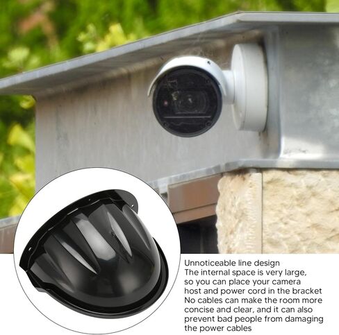 Universal Seccamera Coverurity ABS Plastic Sun Rain Shade Outdoor Security Camera Cover for Outdoor Camera/LED Lights/Nest/Ring/Arlo/Dome (White) in Saudi Arabia