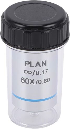 عدسة موضوعية مجهر PUSOKEI 60X مع خيط RMS مقاس 20.2 مم للأبحاث البيولوجية، عدسة عالية الدقة متعددة المغلفة لخلية واضحة ومراقبة الدم in Kuwait