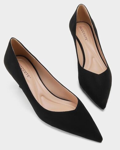 Kitten Heels for Women Pumps Pointed Closed Toe Heels 2 in Low Heel Comfy Formal Work Pumps in Saudi Arabia