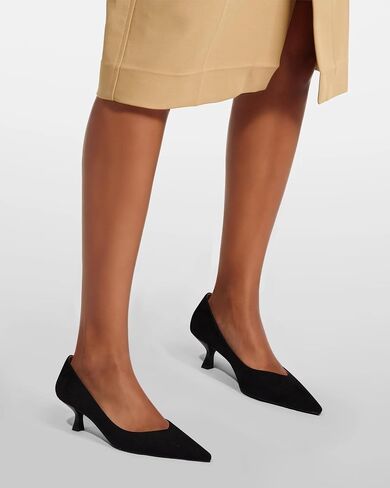 Kitten Heels for Women Pumps Pointed Closed Toe Heels 2 in Low Heel Comfy Formal Work Pumps in Saudi Arabia