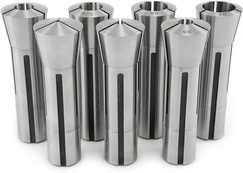 SHARS 1/8" - 7/8" BY 8TH 7 PIECE PRECISION R8 COLLET SET 202-5130 P[ in Saudi Arabia