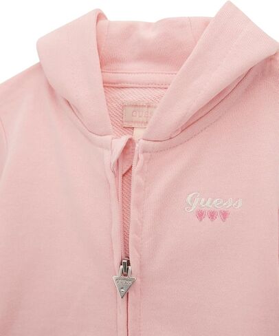 طقم قميص وسروال نشط بأكمام طويلة وغطاء للرأس من GUESS للفتيات الصغيرات in Kuwait