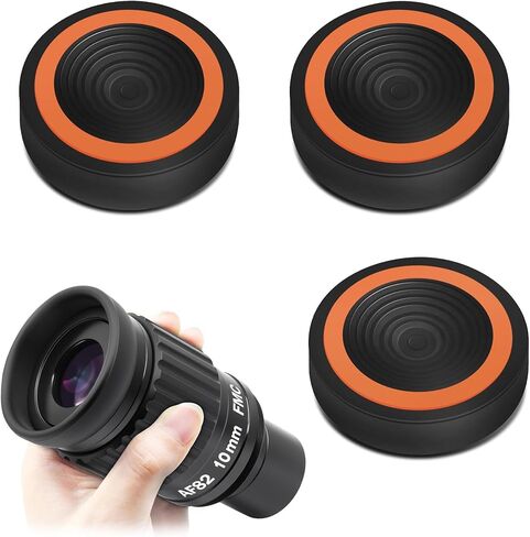 Astromania 1.25 Inch Ultra Wide Angle Eyepiece for Planetary and Deep Space 82 Degree 10mm UWA Eyepiece - Bundle with - Anti-Vibration Pads in Saudi Arabia