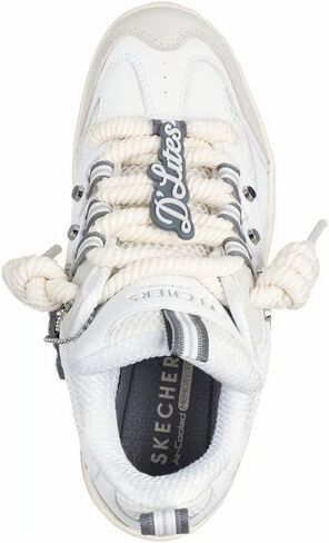 حذاء Skechers Woman D'Lites XL - Wave Crest Sneaker Shoe 185320 اللون أبيض/أزرق/رمادي مقاس أمريكي 7 in Kuwait