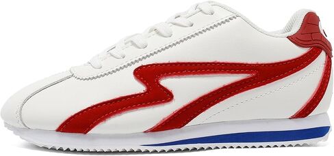 OFG Women's Genuine Leather Fashion Sneakers Classic Retro Gum Sole Shoes Casual Tennis Skate Walking Shoes Footwear Anti Slip Trainers in Saudi Arabia
