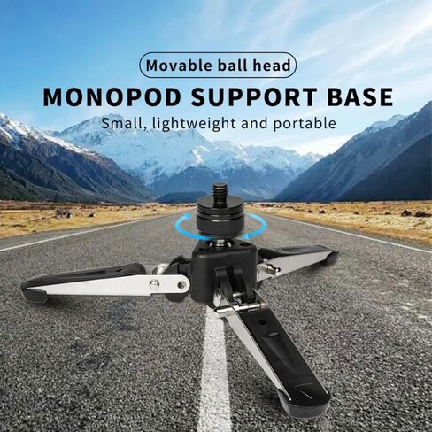 3/8 Screw Hole Camera Detachable Monopod Tripods Stand with 360 Degree Rotation for Photography in Saudi Arabia