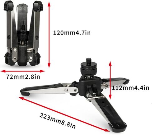 3/8 Screw Hole Camera Detachable Monopod Tripods Stand with 360 Degree Rotation for Photography in Saudi Arabia