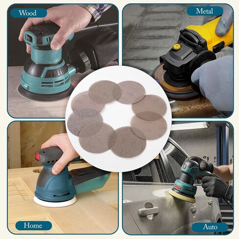 6inch Mesh Abrasive Net Sanding Discs, 25 Pcs Hook and Loop Sandpaper – Dust-Free Open-Mesh, Wet & Dry, Anti-Clog – for Random Disc & Orbital Sanders, Woodworking, Auto Body (6in, 80 Grit, 25) in Saudi Arabia