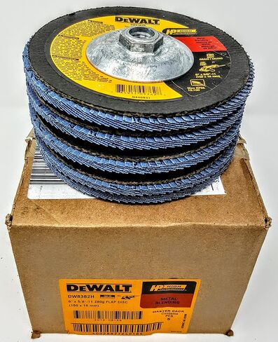 أقراص DEWALT مقاس 6 بوصات × 5/8 بوصة -11 Hub Z80 Grit T29 عالية الأداء (صندوق مكون من 5 قطع) in Saudi Arabia