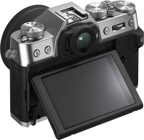 FUJIFILM X-T30 II Mirrorless Camera with XC 15-45mm OIS PZ Lens (Silver) + SanDisk 64GB Extreme SDXC, 2X Spare Batteries, Multi-Coated UV Filter, Universal Speedlite & Much More (27pc Bundle) in Saudi Arabia
